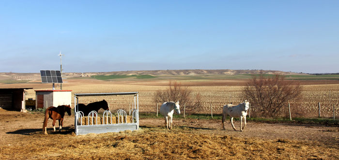 Le ranch de José Maria Samanes.