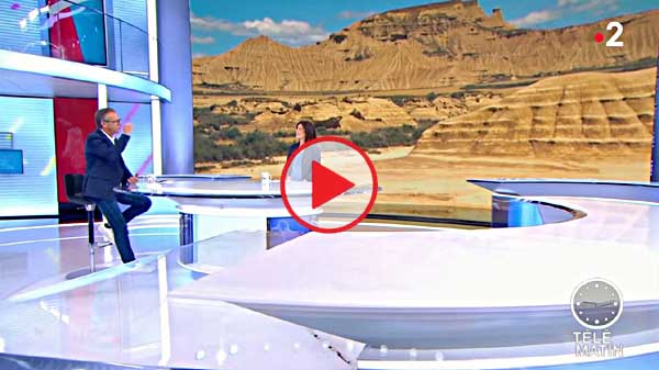 Reportage TV sur le désert des Bardenas.