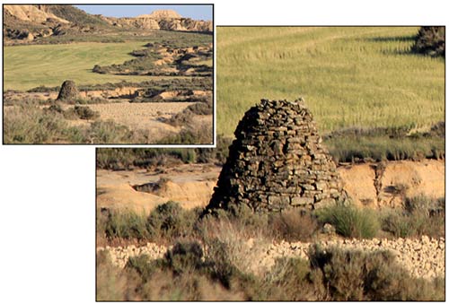 Le cairn de las Cortinas