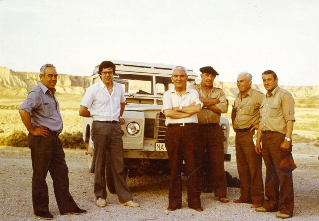 L'équipe des Gardes des Bardenas, durant les années 80.
