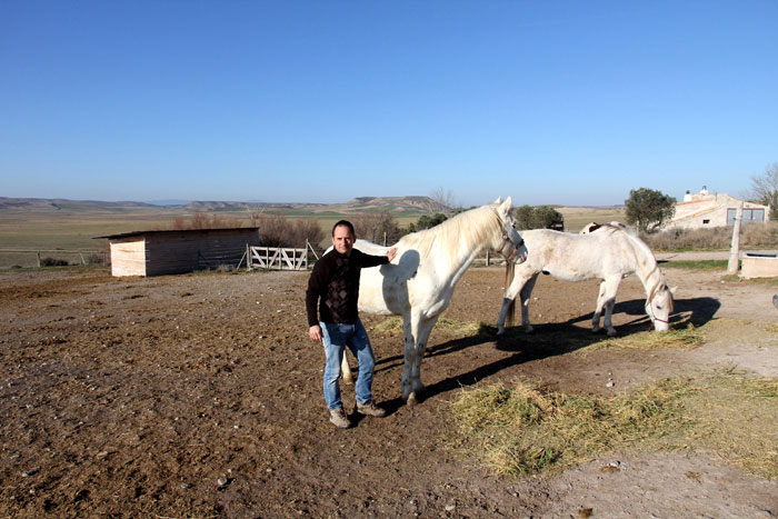 José Maria, dans son ranch de la Landazuria.