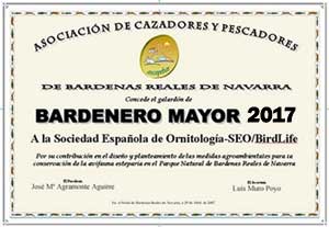 Diplome Bardenero Mayor.