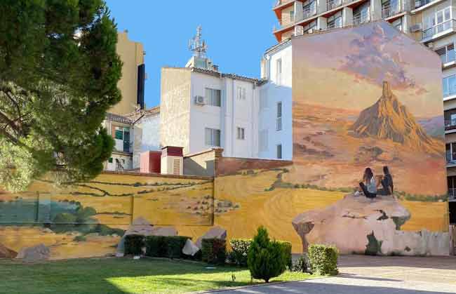 La fresque murale de Tudela.