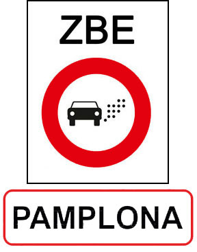 ZBE &agrave; Pampelune, la capitale navarraise.